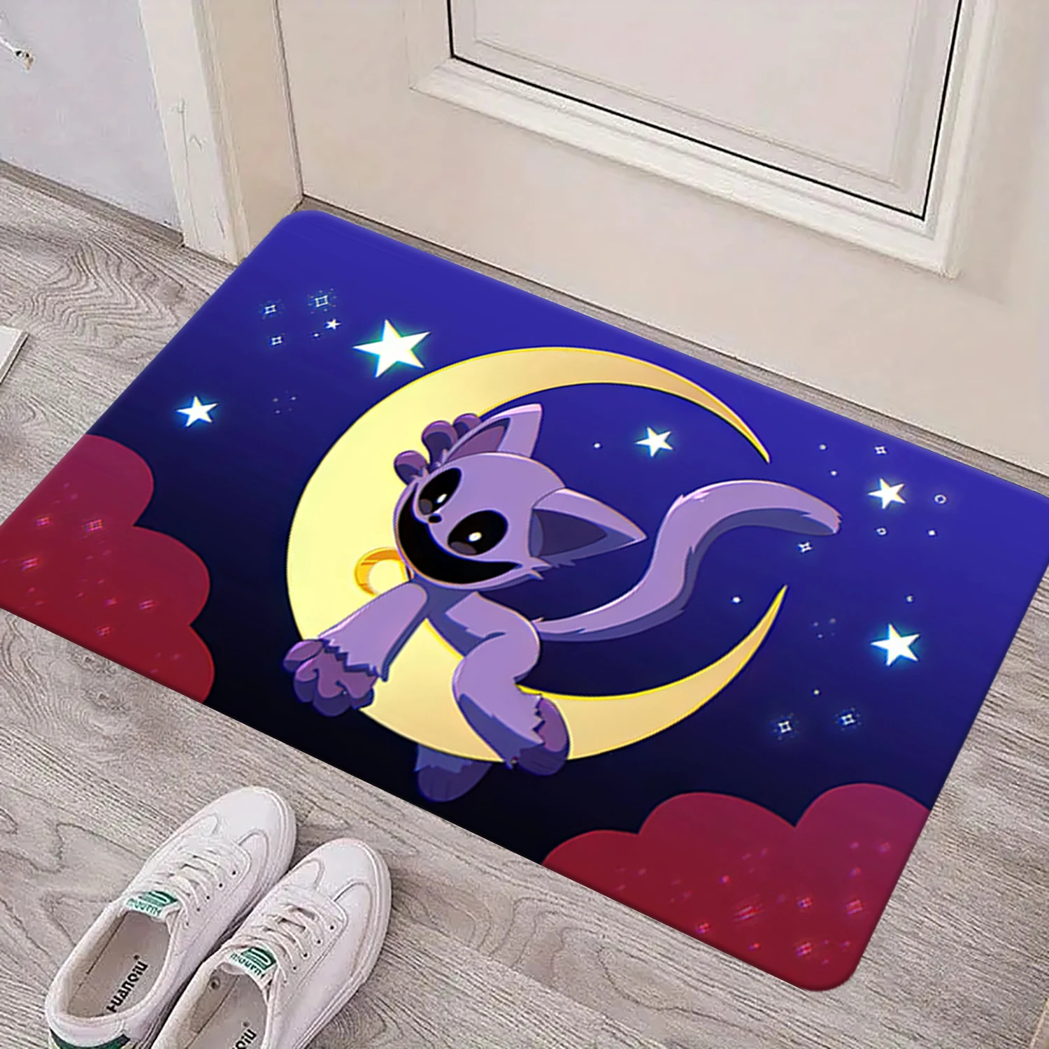 

Smiling Critters Rug Kitchen Bathroom Mat Anti-slip Living Room Balcony Printed Carpet Modern Home Decor