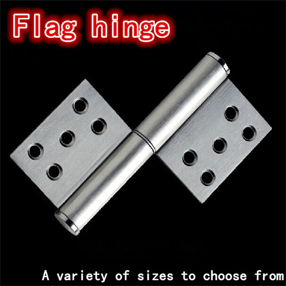 Hinge hinge old-fashioned bathroom door toilet aluminum hinge space free flushing detachable aluminum alloy loose-leaf bathroom