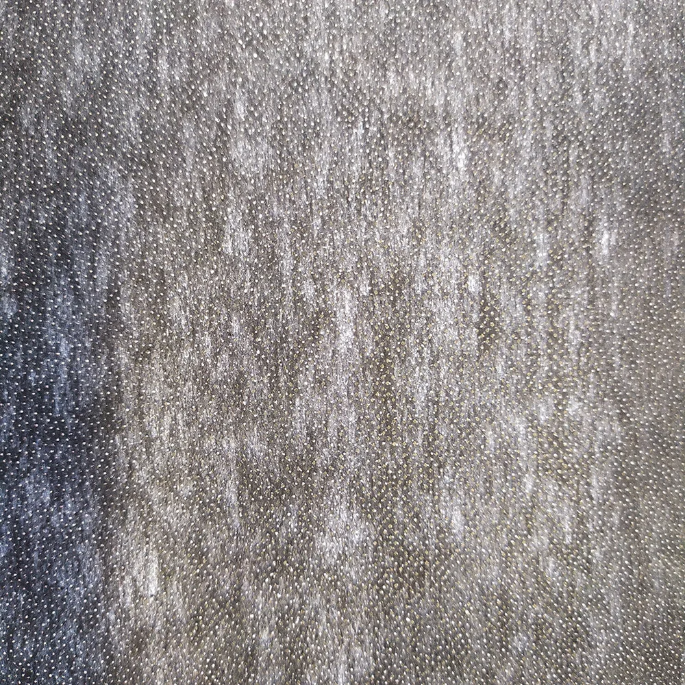 Picture 5: 1/2M Non-Woven Fusible Interlining, White Black Grey Iron-On Adhesive Lining for Sewing, Single-Sided Patchwork Craft Fabric