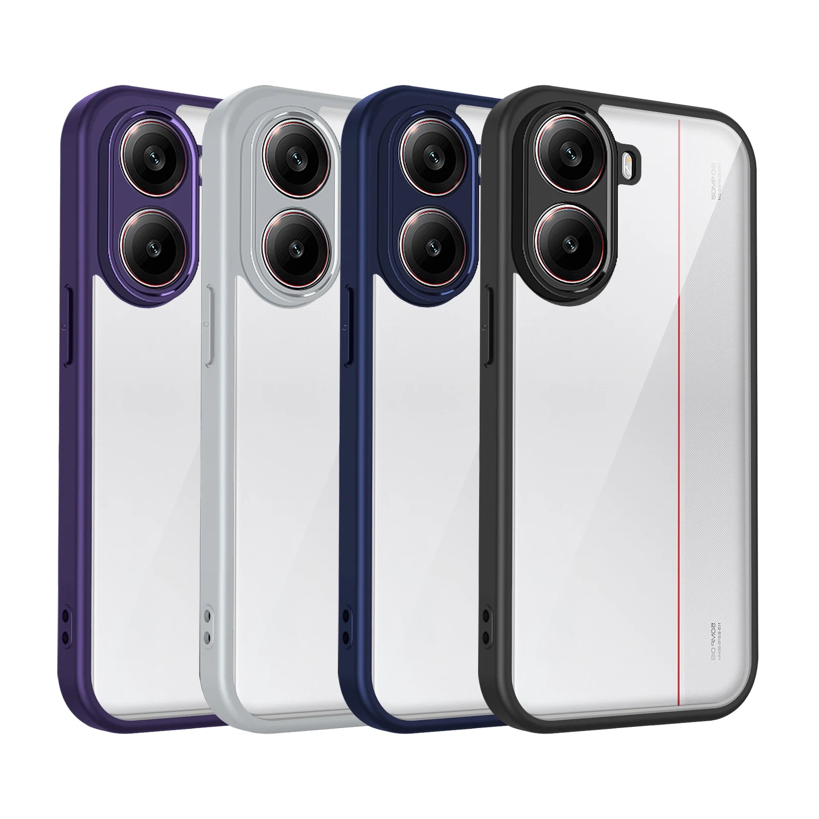 Für Xiaomi Poco X7 Pro 5G Fall Air Kissen Silikon TPU Stoßstange Klar Matte Zurück Abdeckung Harte Telefon Fall für Xiaomi Poco X7 Pro 5G
