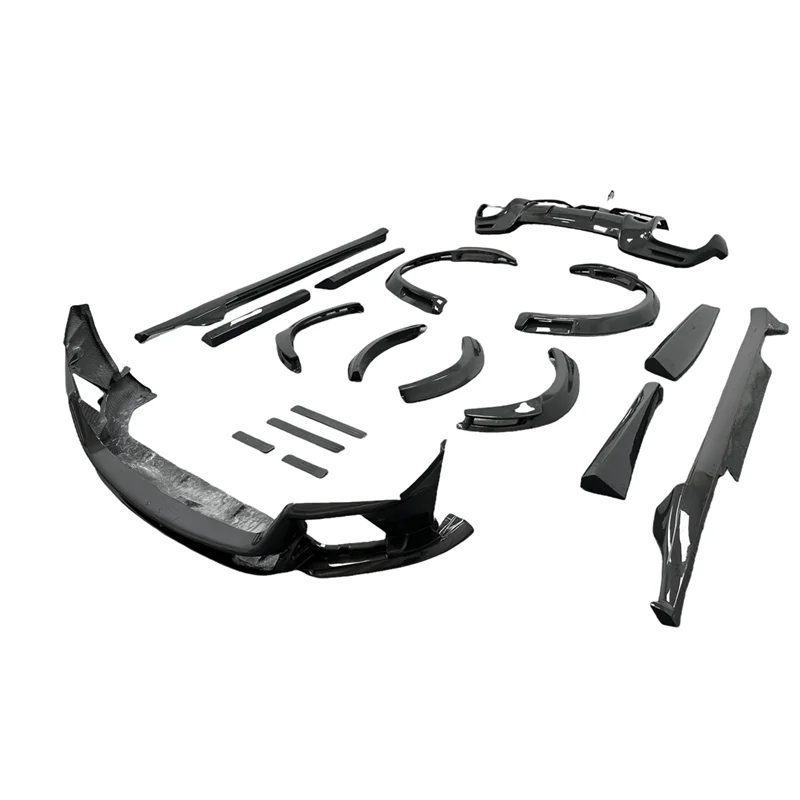 Kit de corpo de saias laterais para para-choque de carro estilo OEM Purosangue para Ferrari FUV OEM Fender Flares Body Kit metade de materiais de carbono