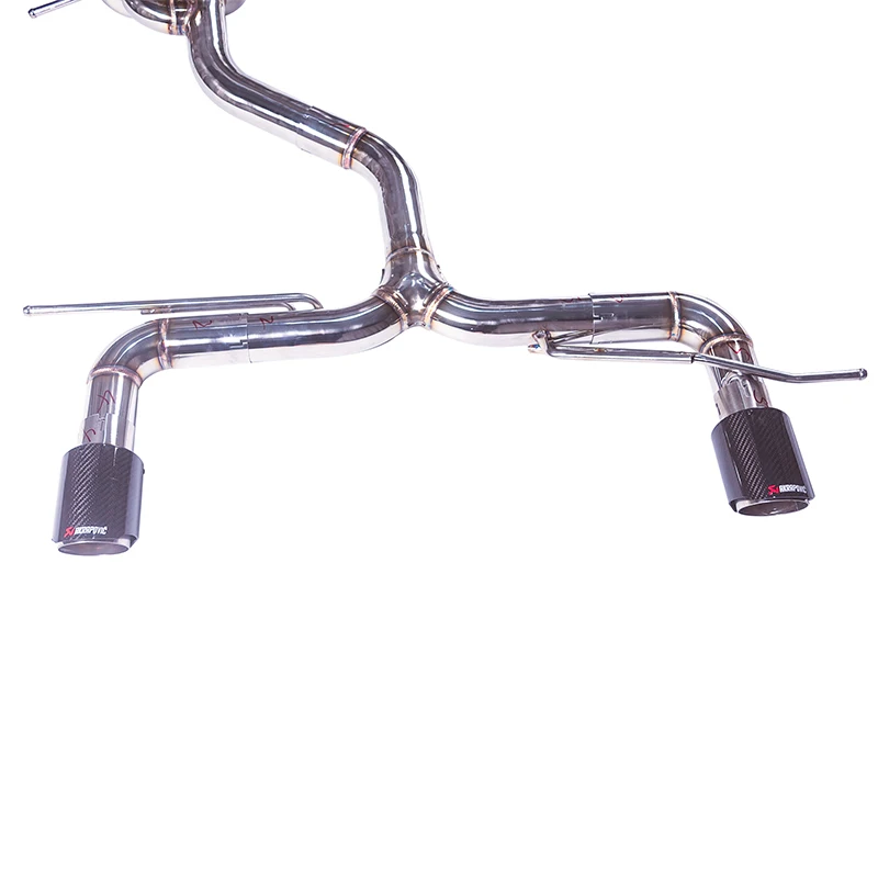 

ForFactory Sale Various Polished VW GOLF 6 GTI 2.0T Stainless Steel CATBACK Exhaust System WIth Carbon Fiber Tips