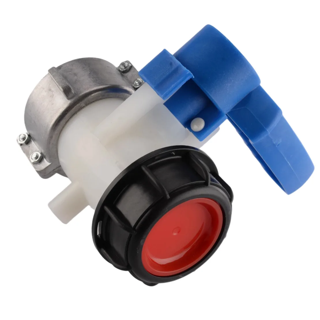 DN40 62mm Butterfly Connection Valve Switch Tap Outlet Drains Adapter Fit For IBC Tote Tank