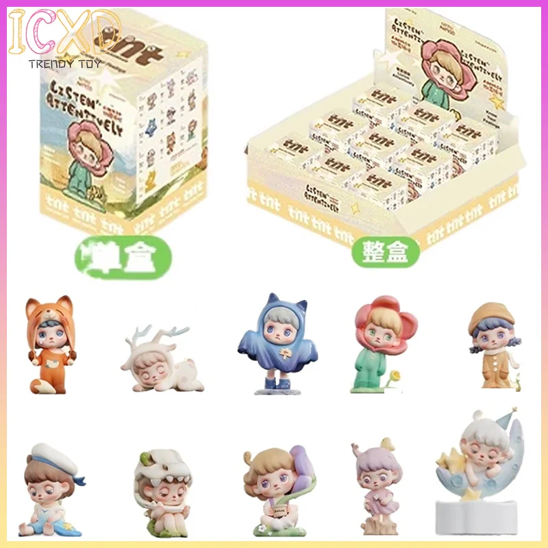 

Новая фигурка Anmoo Listen Attentively Series, слепая коробка, милое украшение для стола, аниме-фигурка, модель куклы, загадочные модные игрушки, подарок