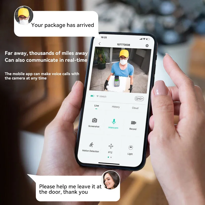 عدسة Xiaomi المزدوجة 360 ° كاميرا قابلة للدوران 4K واي فاي مراقبة تتبع تلقائي 2 طريقة الصوت للرؤية الليلية مراقب كاميرا المنزل الذكي الصغيرة