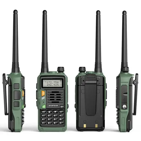 BAOFENG UV-S9 플러스 V1 V2 4W 강력한 핸드헬드 UHF VHF 듀얼 밴드, 16km 장거리 방수 워키토키 햄, 양방향 라디오