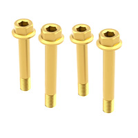 Titanium plated bolts For SURRON Light Bee X/S Bolts Parts Upgrade Linkage Bushing Triangle and linkage bolt Sets