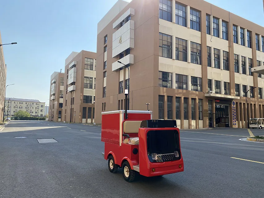 Compact Elevator Rescue Truck - Electric Fire Vehicle with High Pressure Water Mist & Smart BMS