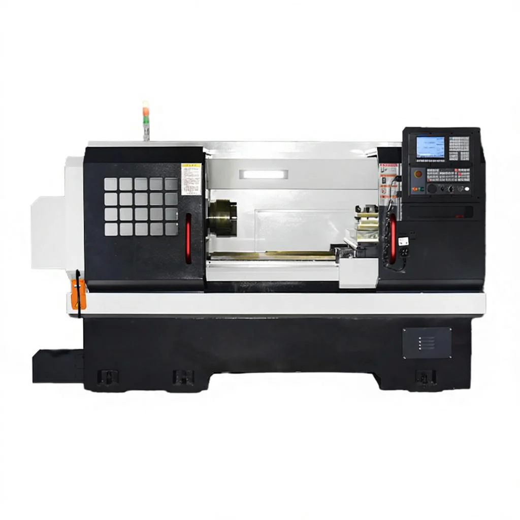 Heavy   High Precision CNC Turning Center Automatic Flat Bed Lathe Horizontal Type Lathe FANUC GSK Control System