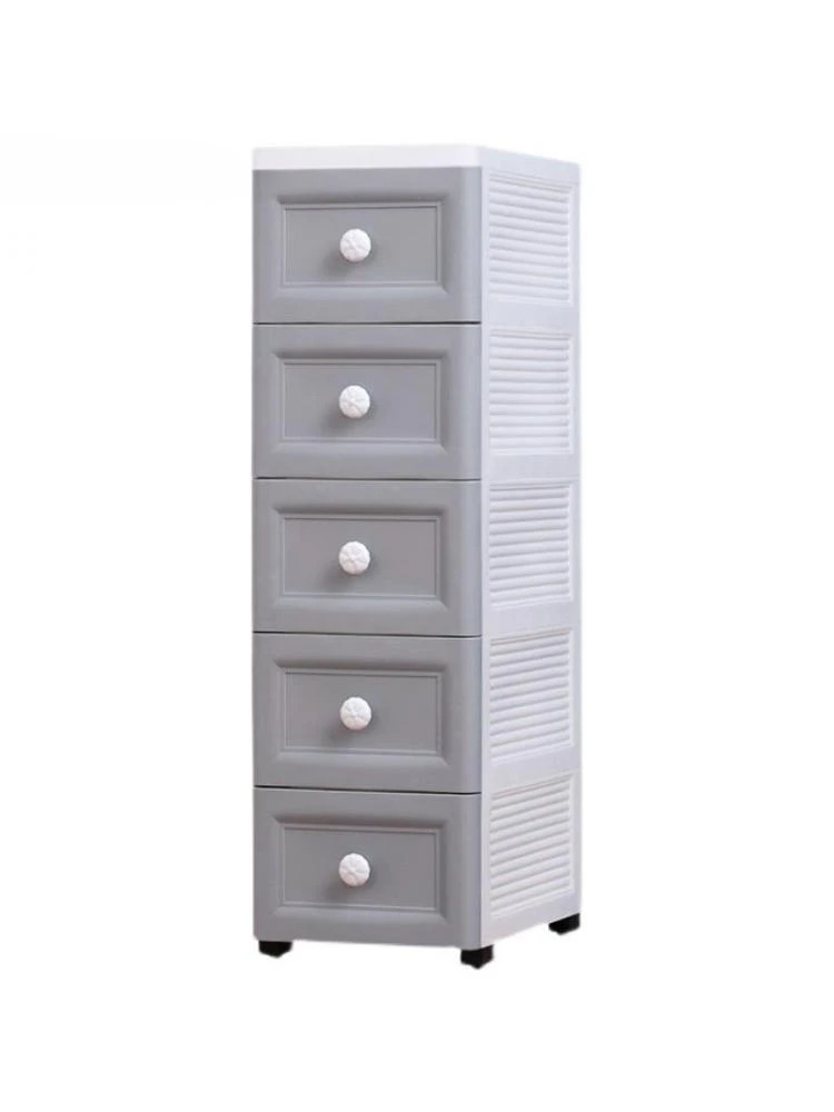 

15/18/25cm European-style crevice storage cabinet drawer-type kitchen narrow slot rack bathroom locker