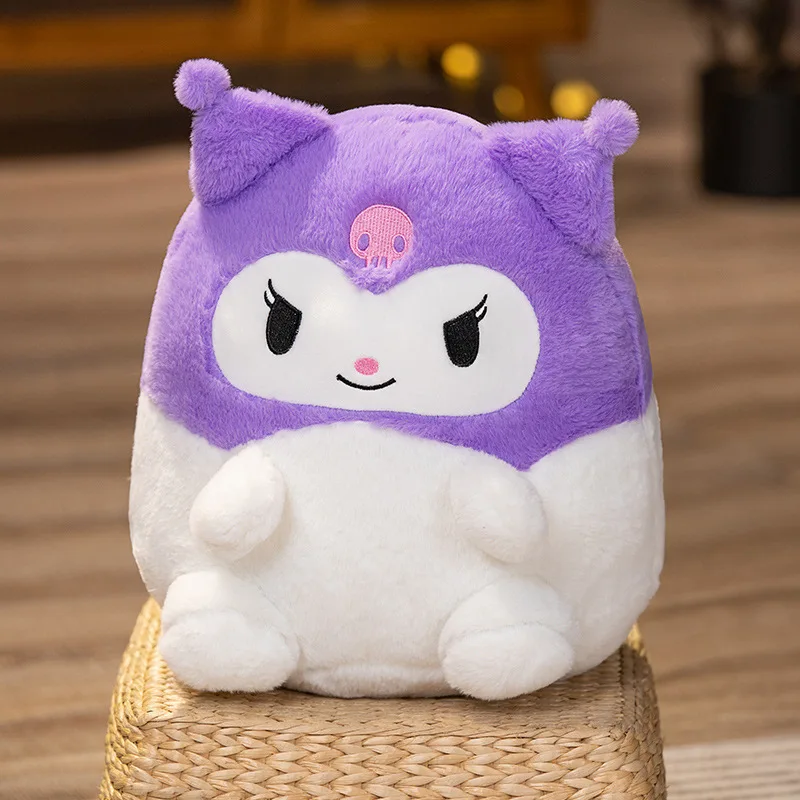 37Cm Sanrio Anime Kuromi Melodie Cinnamoroll Pom Pom Purin Knuffel Zacht Knuffel Dier Pop Schattige Kussen Kamer Decoratie Voor Gif