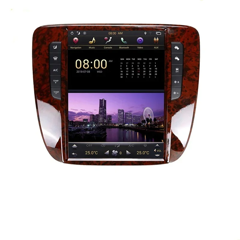

Telsa Vertical Screen 12.1Inch 64G Android GPS Navigation Dashboard Car DVD Video Radio For GMC Yukon/Tahoe 2007-2013
