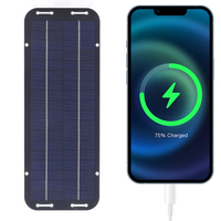 6W Solar Car Battery Charging Kit with Solar Charge Controller Polycrystalline Solar Panel Charger for Car RV Boat Motorcycle