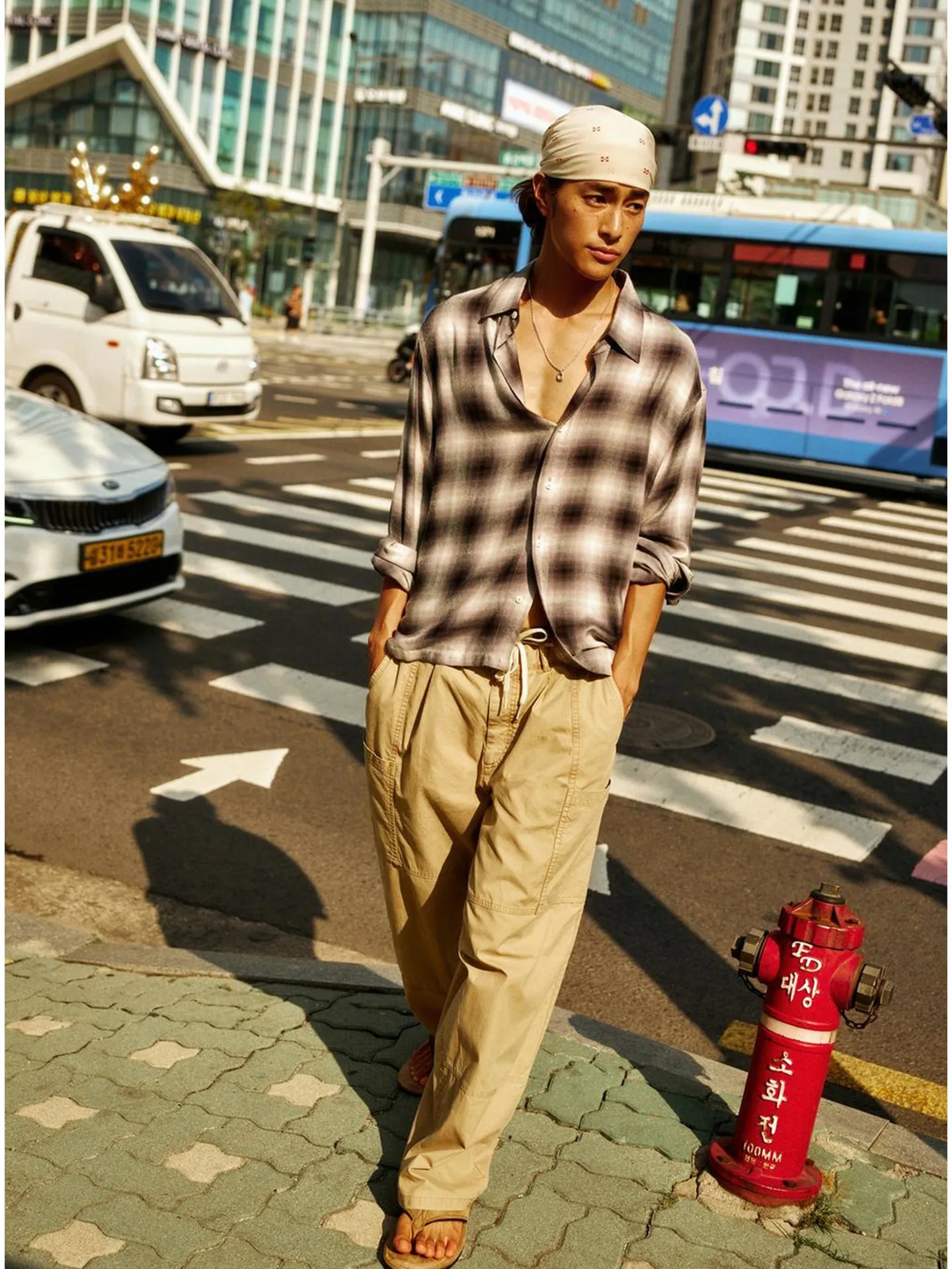 Men's Casual Loose Fit Workwear Vintage Style Long Pants Button Zipper Style New Autumn Collection Polyester Fiber Straight L...
