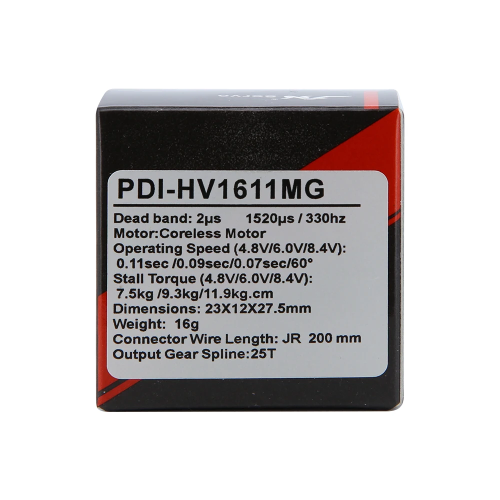 JX PDI-HV1611MG 11KG RC Digatal Servo Coreless Metal Gear Servo 4.8-8.4V for 1/8 1/10 1/12 1/18 RC Car Helicopter Crawler Drones
