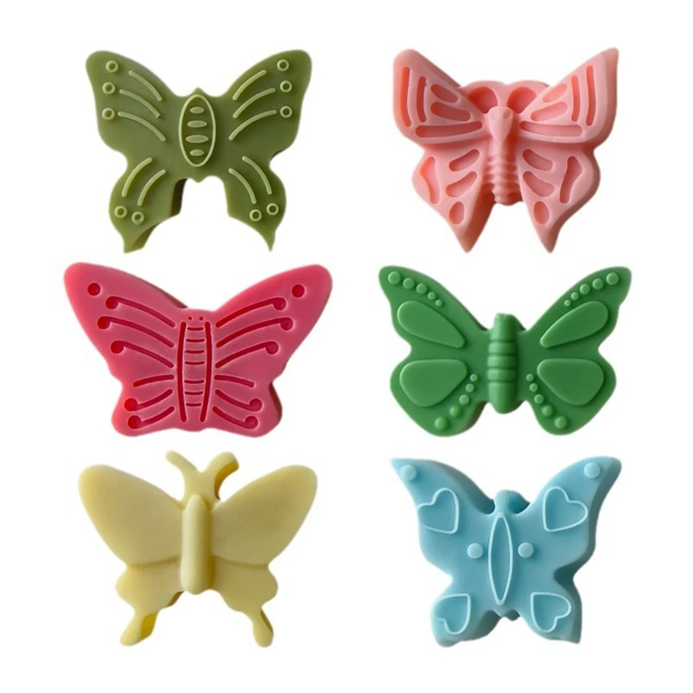 Butterfly Silicone Mold DIY Flower Butterfly Handmade Soap Dropping Silicone Mold Scented Making Tools 3D DIY Handmade Fragrance