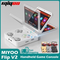 MIYOO Flip Retro Handheld Game Consoles IPS Screen Linux System Classic Portable Video Game Consolas Travel Bag Retroid Pocket
