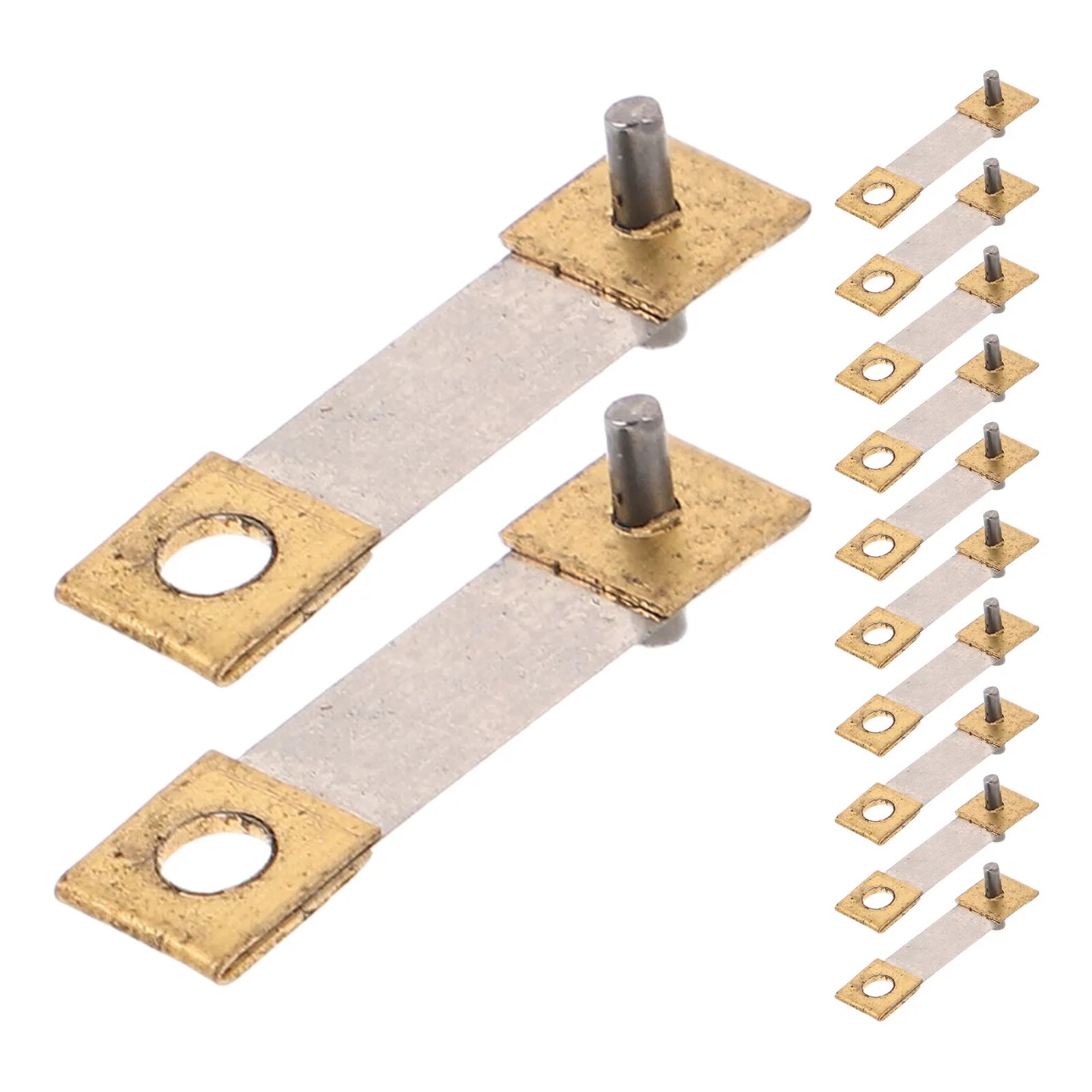 15Pcs Clock Pendulum Suspension Springs Metal Replacement Parts for Grandfather Wall Mantle Vintage Mechanical Clock Repair