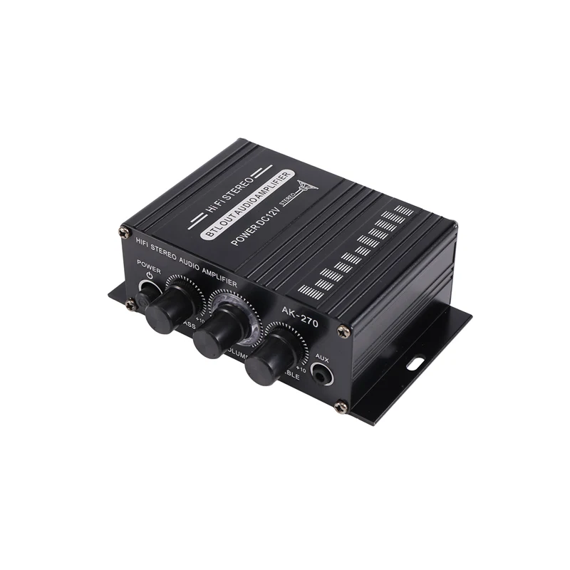 Power Amplifier Audio Karaoke Home Theater Amplifier 2 Channel Class D Amplifier USB/SD AUX Input