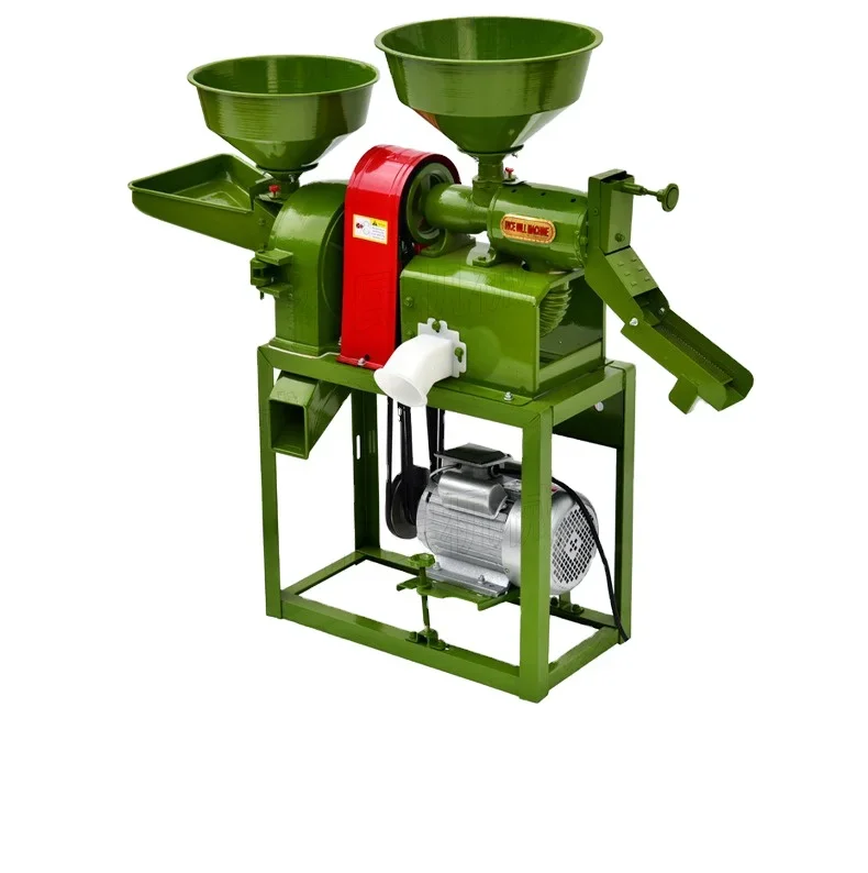 Small Fully Automatic Multifunctional Rice Grinding Crushing Machine Household Integrated Grain Peeling Home Use New Rice