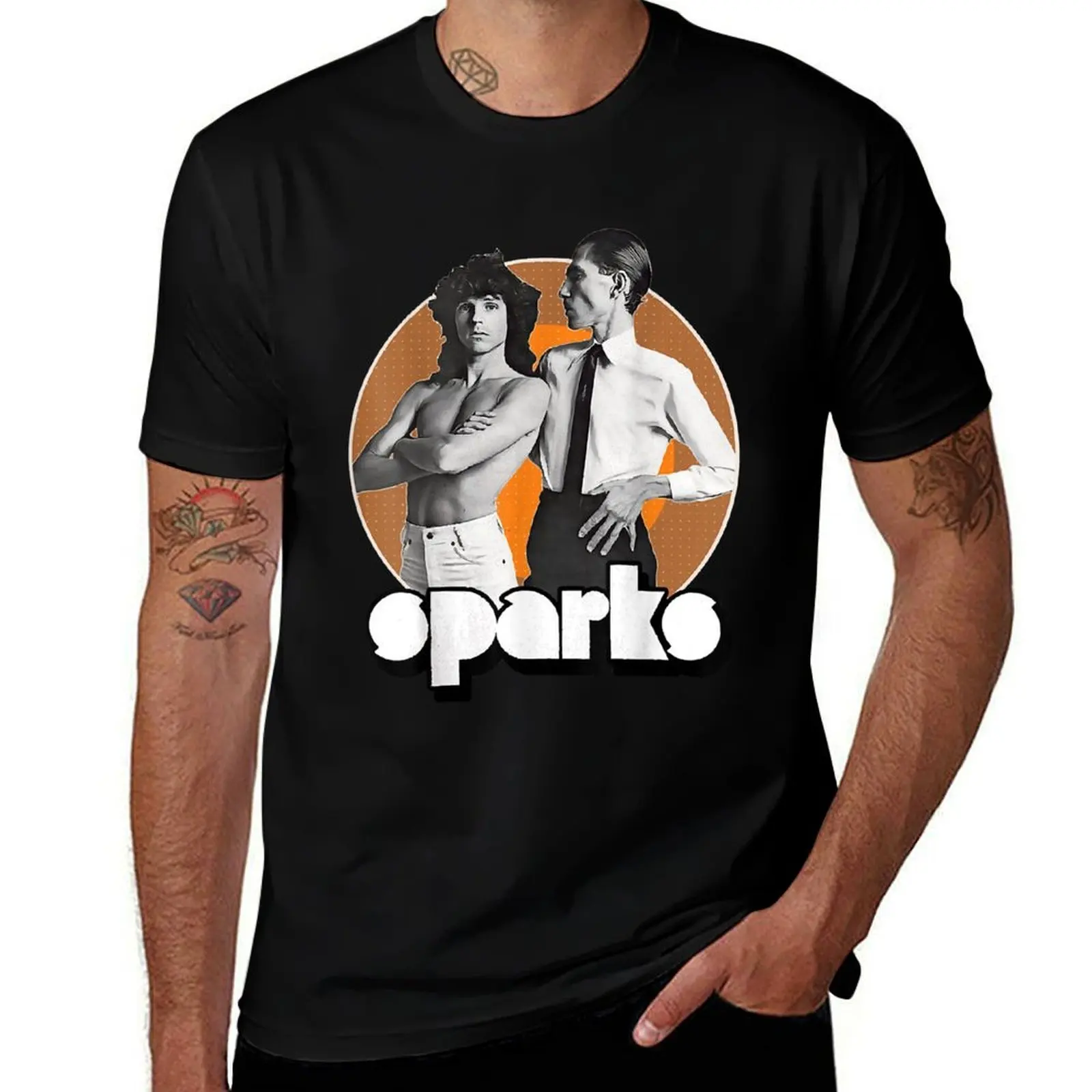 Gift Idea Retro Sparks Band Sparks-Band Funny Synths T-Shirt cotton t shirt man T-Shirt