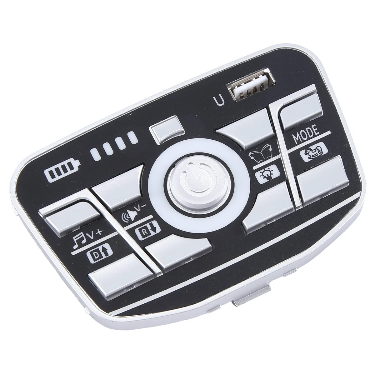 Children's Electric Vehicle Power Supply Central Control Switch Multi Functional Bluetooth Music Power Monitorr