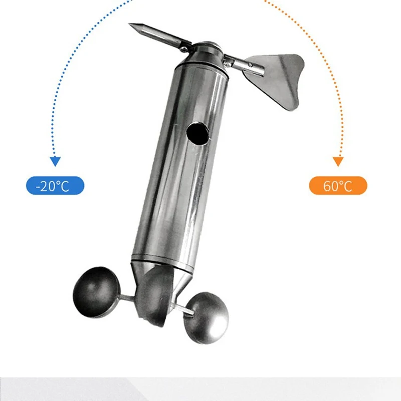 In stock 2026 Stainless Steel Wind Speed and Direction Sensor Tower Crane Wind Speed and Direction Measuring Meter with Datalogg
