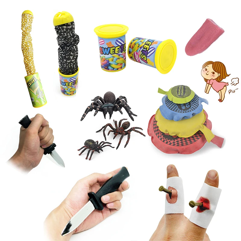 

Halloween Toys Kids Fun Prank Toys New Party Toy Balloon Gag Funny Joke Prank Self Inflating Fart Whoopee Cushion Fool Game