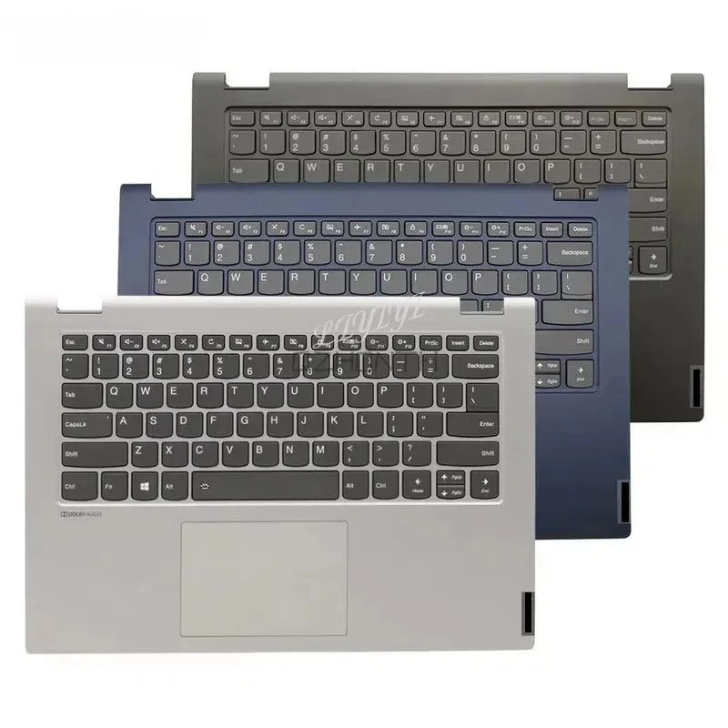 

New For Lenovo IdeaPad C340-14 C340 -14API IWL IML Flex-14 Palmrest Upper Case w/ Backlit Keyboard 14"