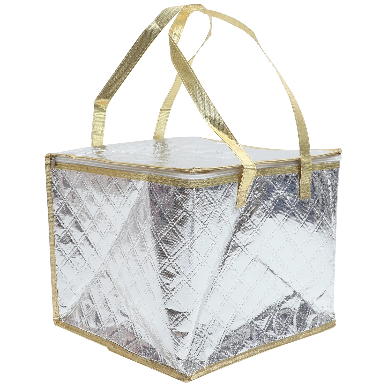 

Portable Insulated Grocery Bag Reusable Cake Packing Storage Bag with Handle Large Capacity for Food Beverage Temperature