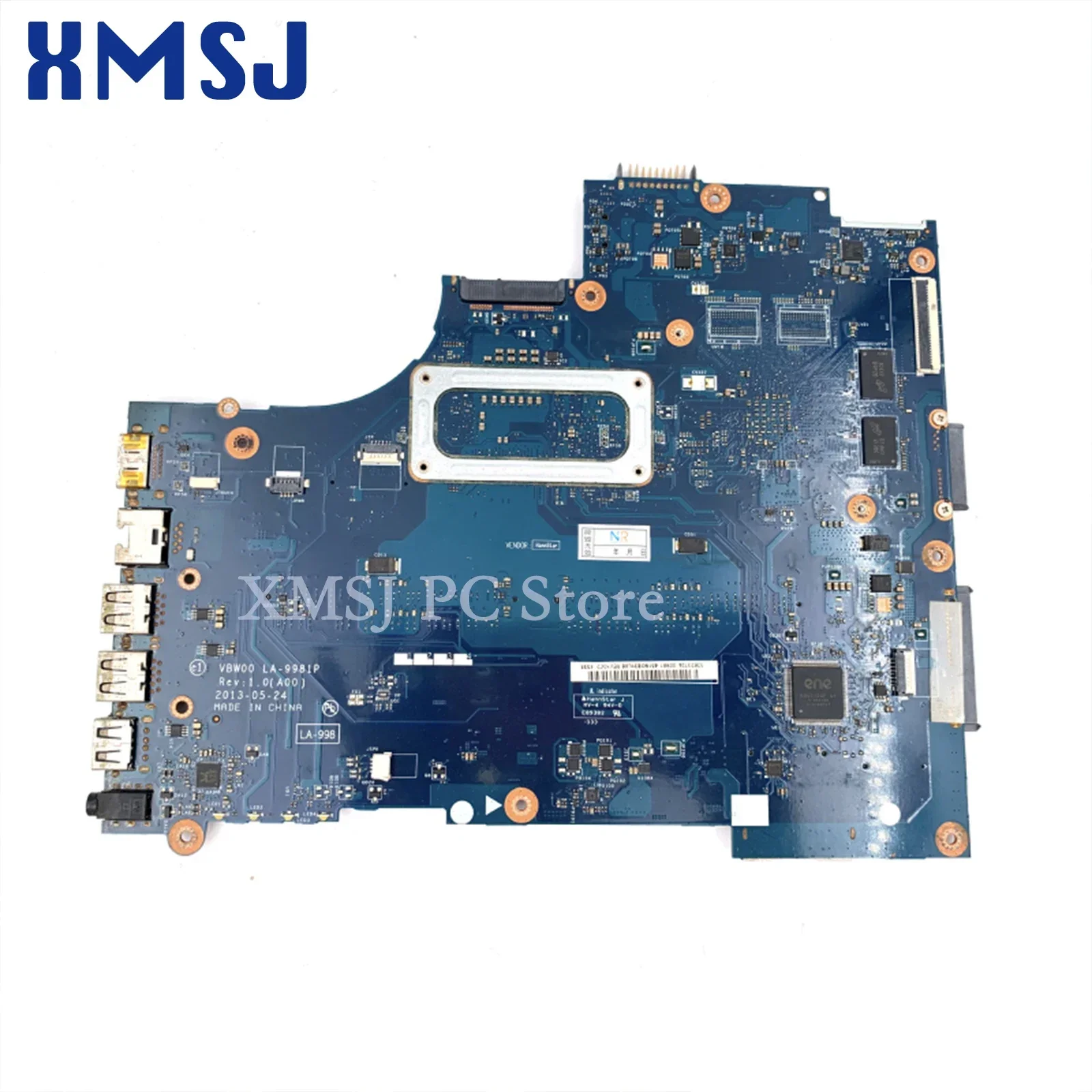 XMSJ For Dell Inspiron 15R 3537 5537 VBW00 LA-9981P Laptop Motherboard I5-4200U CPU HD8670M GPU Main Board Full Test