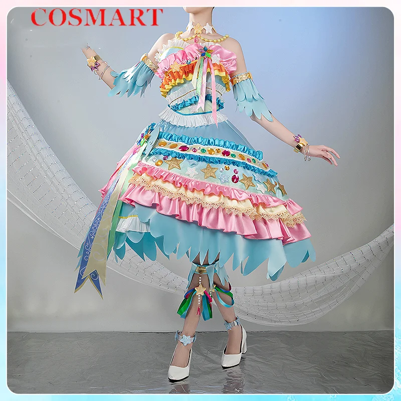 COSMART Aikatsu! Series Hoshimiya Ichigo Gown Cosplay Costume Cos Game Anime Party Uniform Hallowen Play Role Clothes Clothing