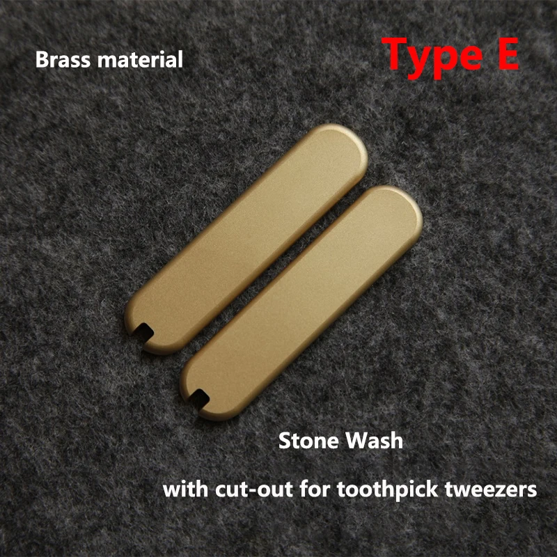 Imagem -05 - Padrões Latão Material Faca Handle Escalas Patches para 58 mm Facas Victorinox Swiss Army Classic Rambler Minichamp Faça Você Mesmo Peças 6