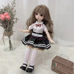 1/6 BJD Doll 30CM Multiple Movable Joints With Facial Madeup Fashion Clothes High Quality Girl Toys Doll For Friend Holiday Gift