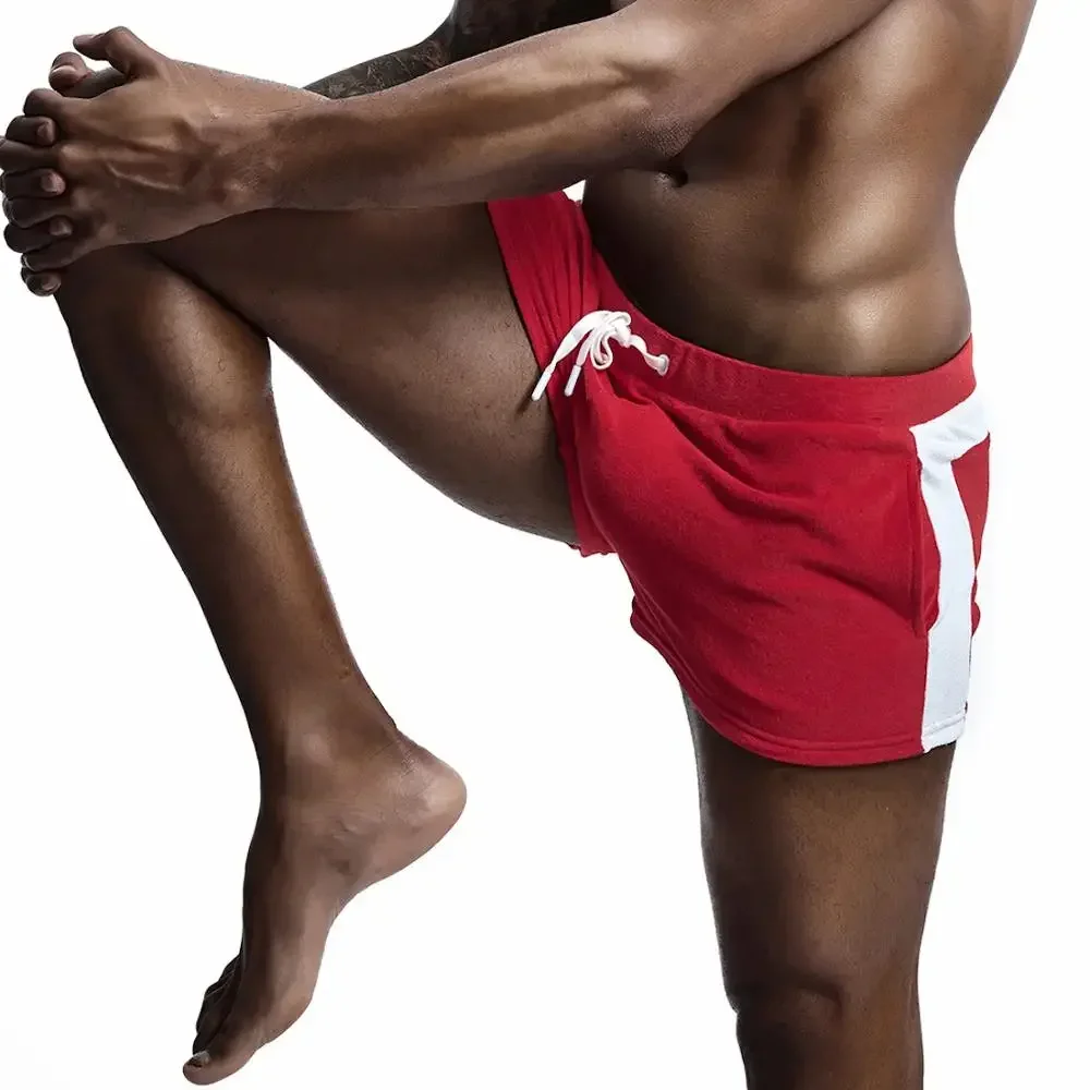 Seobean-pantaloncini in felpa di velluto da uomo, Boxer Vintage, pantaloncini da palestra, mutandine maschili, spessa, Jogger tascabile