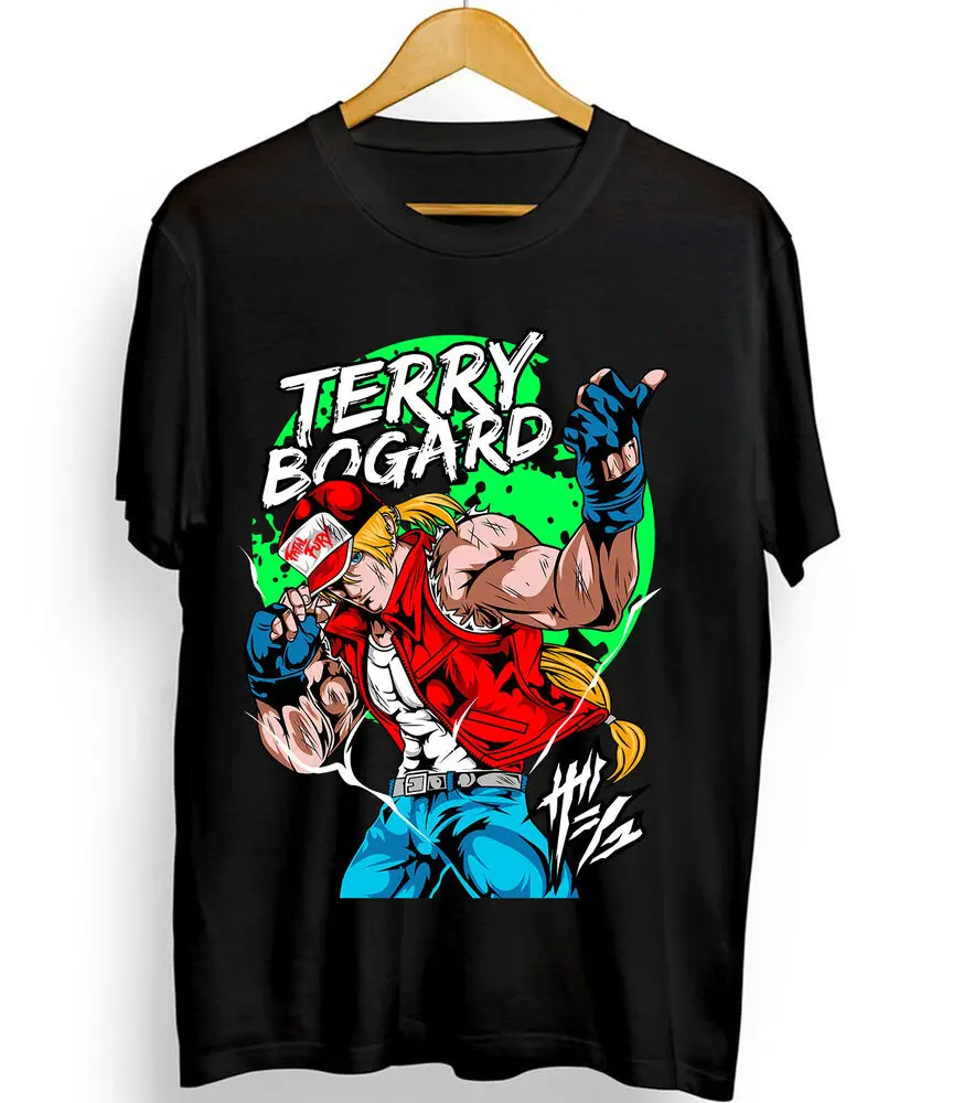 Terry Bogard Fatal Fury King Of Fighters T-Shirt Anime Funny Gift Shirt All Size