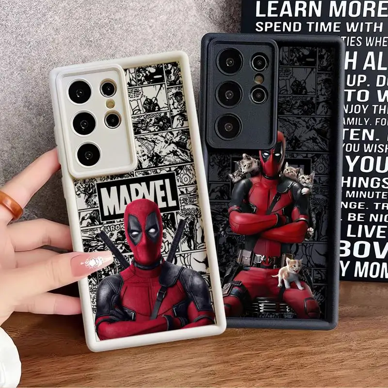 Deadpool Mutants Wolverine Phone case for Samsung Galaxy S24 S22 S21 Ultra A13 cases S20 FE S23 S24plus S21fe 12C fundas Cover