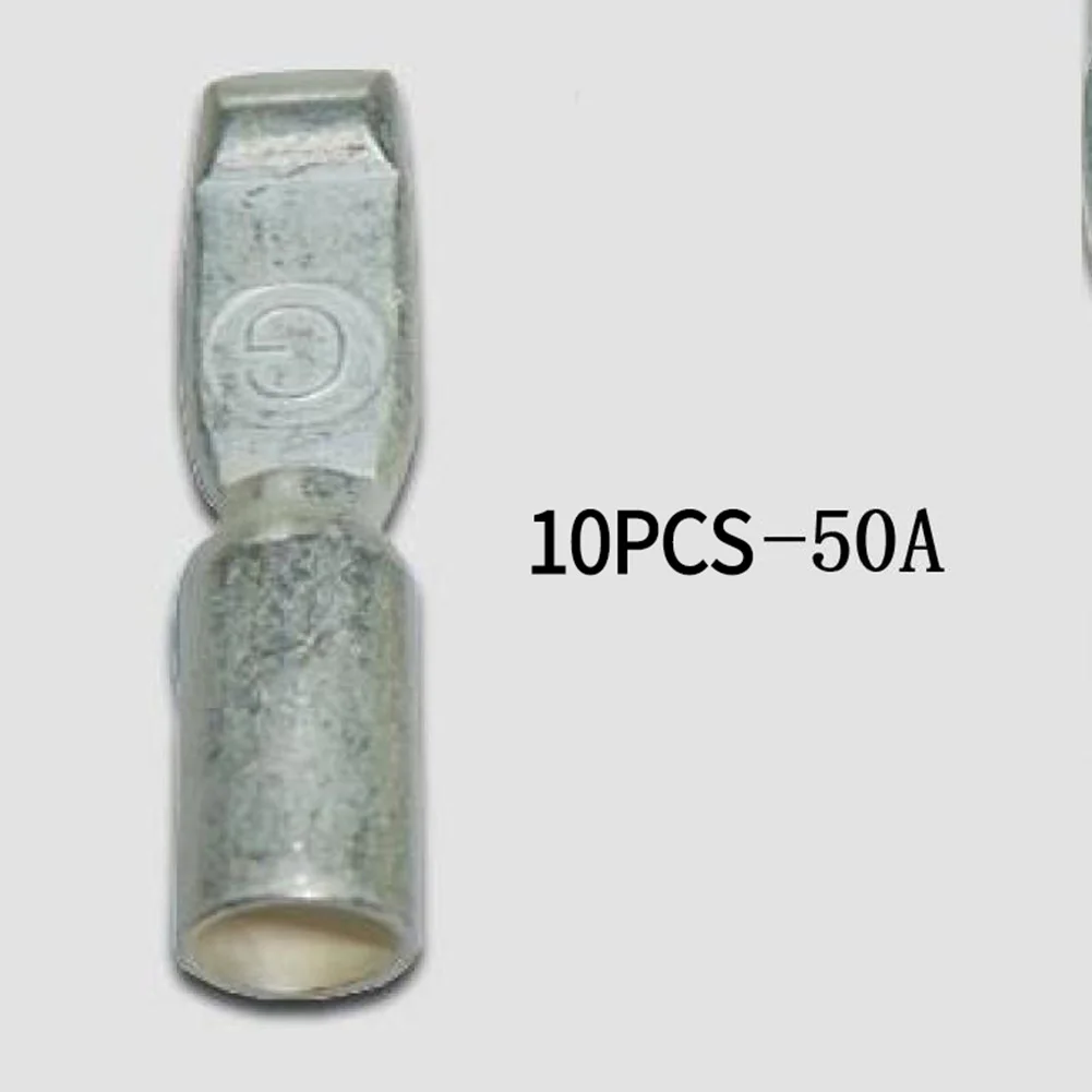 Terminale del cavo da 10 pezzi per Anderson Plug contatti pin terminali terminali terminali 50A connettori 12AWG 600V per collegamenti batteria carrelli elevatori