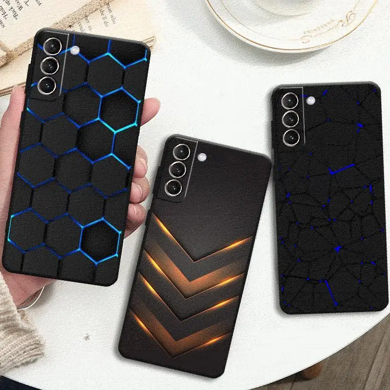 

Модный чехол с Сотами для Samsung Galaxy S24 S23 S22 Ultra S20 FE S21 S10 Note 20 10 Plus, чехол для телефона