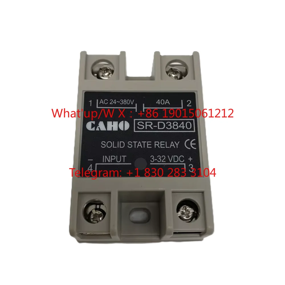 Taiwan CAHO solid state relay SR-D3810 SR-D3825 SR-D3840 SR-D3860 SR-D4825 SR-D4825A SR-D4840 SR-A2510 SR-A2525 SR-A2540 SR-A484