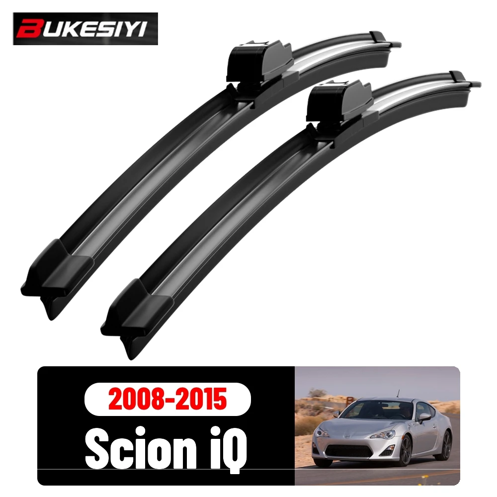 2PCS Front Wiper For Toyota Scion iQ AJ10 2008-2015 Silent Durable High Quality Windshield Wiper Blades Accessories 2012 2014