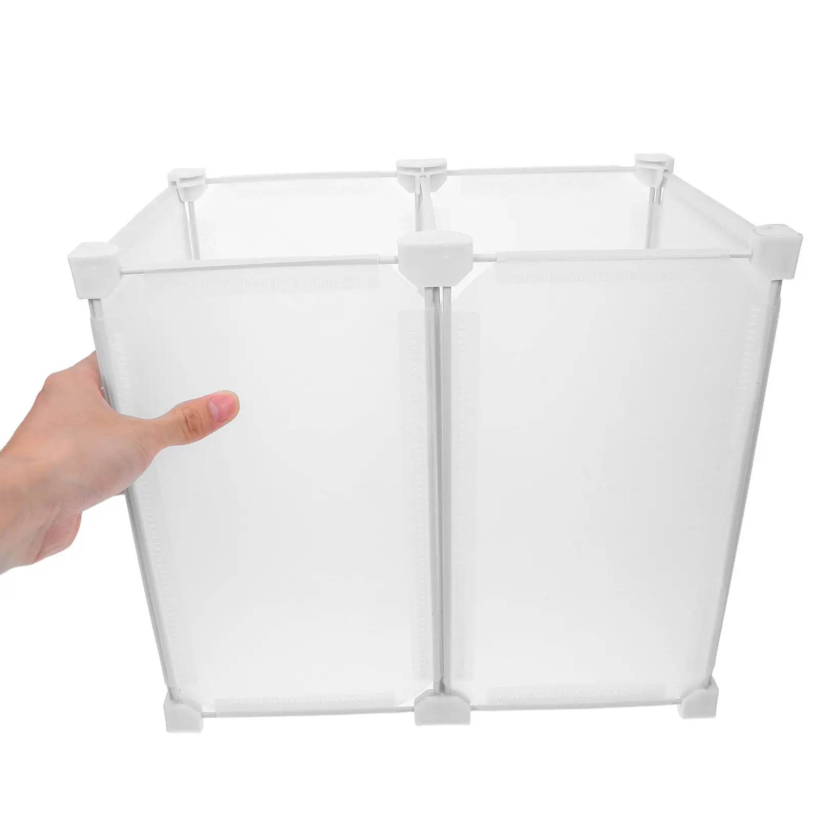 Plastic Divided Freezer Basket 12.6 Inch Tall for Chest Freezer Refrigerator Storage Organizer Sturdy Easy Clean Partition Panel