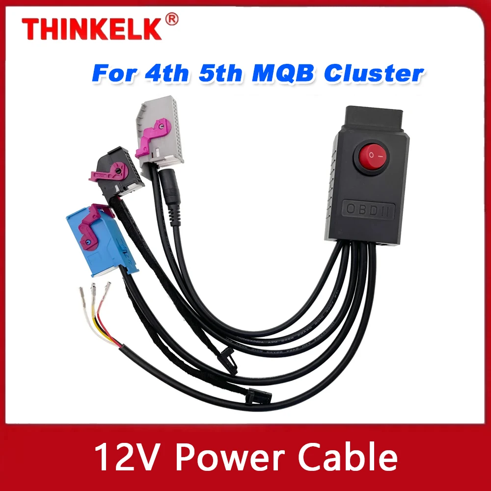 

MQB Cluster 12V Power Cable 4th ID48 Key Program Cable 5th Cluster Cable NEC35XX Cable MQB48 Instrument Cable Fit for VVDI2 CGDI