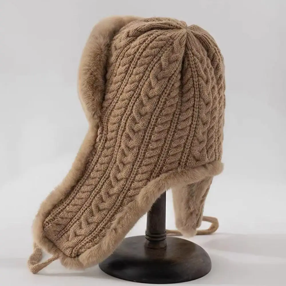 Кепка с капюшоном с завязками, уличная ветрозащитная шапка-ушанка, теплая удлиненная шапка для защиты ушей, шапка для катания на лыжах, шапка Y2K