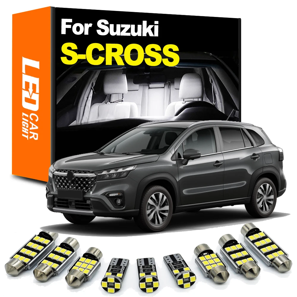 Bombilla LED Interior para Suzuki S-CROSS SX4, 2022, 2023, 2024, 2025, 2026, 10 unidades
