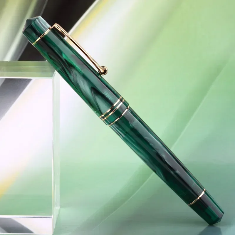 Ручка MAJOHN Craftsman M800, немецкая ручка BOCK, двухцветный позолоченный наконечник для взрослых, студентов, практики письма, каллиграфическая подарочная ручка, чернильная ручка