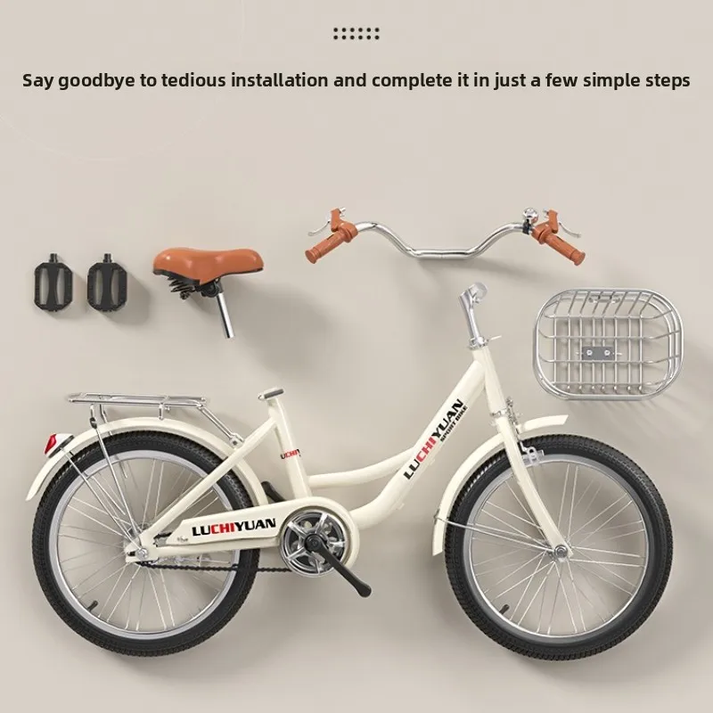 Mens Bicycle Adult Student Road Bike Junior High Teen Commuter Leisure Bike Princess Style Student Commuter Bicycle image 4