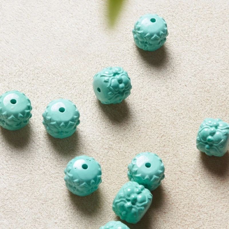 Magnesite lotus seat Batilian loose beads DIY accessories