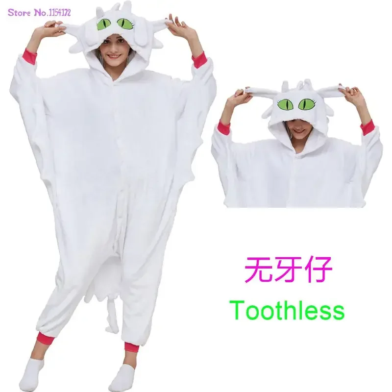 Dinosaur Kigurumi Oneises Pajam Anime Night evil Toothless Cosplay Costume Jumpsuit Pajamas Funny Dragon Animal Carnival Dragon