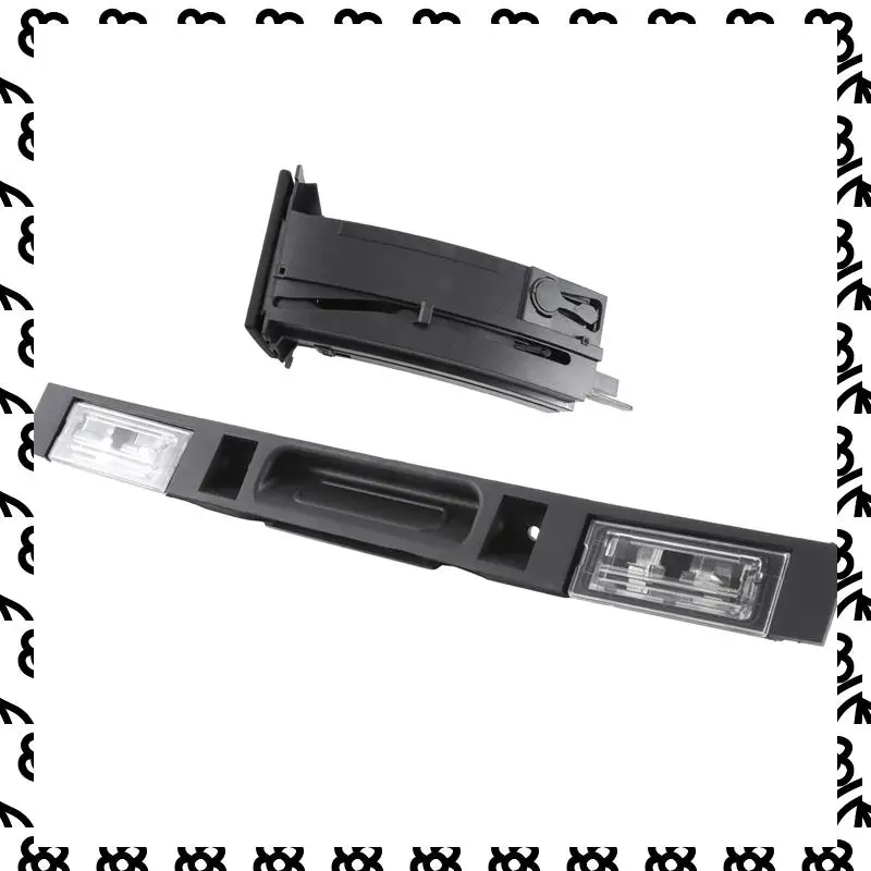 

A07I For BMW X3 E83 2004-2010 Car Rear Trunk Lid Grip Assembly With Key Button + Dashboard Water Cup Holder (LHD) Accessories